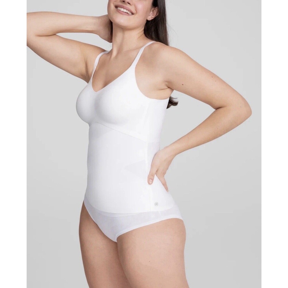 Honeylove Liftwear Cami Bodysuit Astral White Size S